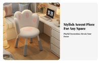 Armless Rolling Chair Minimalist and fashion Household Seating Easy to Clean for Women