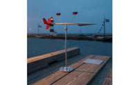 Yacht Wind Direction Indicator Highly Visible Marine Wind Direction Indicator Day and Night Visibility Boating Equipment for Sailors