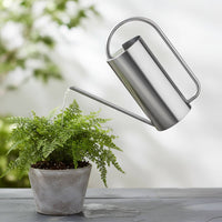 1.5L Watering Can Large Capacity Stainless Steel Watering Can Easy to Pour Garden Supply for Gardeners