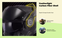 Certified carbon fiber helmet