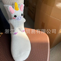 Animal Socks Christmas Knitted Floor Socks, Warm, Cute, Autumn/Winter