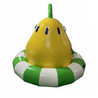 Multi-Activity Inflatable Castle Includes Slide and Seesaw Bounce House Vividly Colored Safety-Focused Design for Children
