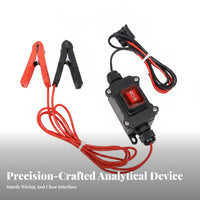 Compact Motor Test Reset Tool | Insulated jaw Clips, rigid-housing Body, Automotive Motor Tester, for Bench Testing