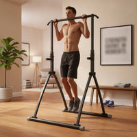 Pull-up Frame with Press Handles Foldable Pull-up Bar Press Station Heavy-Duty Equipment Multi-Function for Fitness Enthusiasts