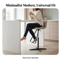 Adjustable High Stool with Backrest Modern Design for Pub, Kitchen, Homeowners