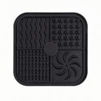 Silicone Lick Mat Slow Feeding Textured Lick Mat Raised Rim for Licking Use