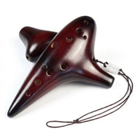 12 Hole Alto Ocarina, Master Tuned Alto Instrument, Beginner Ocarina with Song Book, Decorative Ocarina Leisure Activity