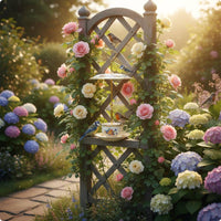 Teacup Bird Feeder Unique Tea Cup Feeder Long-Lasting for Yard