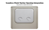 Low-Profile Marine Deck Hatch Cover