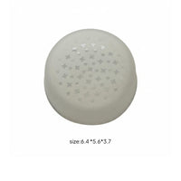 Silicone Flower Grid Insert Star Shaped Openings Domed Flower Grid Translucent