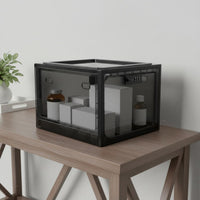 Combination Lock Box Safe Lockable Storage Box Clear Lockable Storage Bin Large Capacity Refrigerator Food Safe for Office