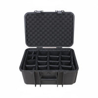 Wheeled Hard Trunk Waterproof Equipment Case Retractable Pull Handle for Travel