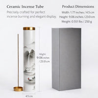 Chinese Ceramic Holder, Traditional Aroma Bowl, Gift Box Included, Home Decor Fragrance Holder, Meditation Room Essential