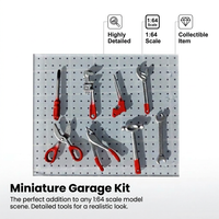 1:64 Diorama Garage Accessories, Maintenance Tool Diorama Garage for Collectors, Realistic Diorama G - Image 6
