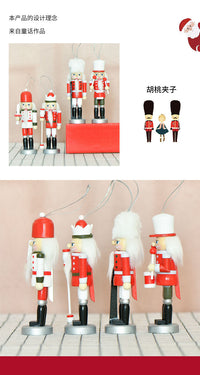 Nutcracker Creative Wooden Puppet 13cm Christmas Decoration Ornament