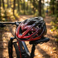 Ventilated Mountain Bike Helmet Sleek Road Bike Helmet Padded Lightweight for Commuting