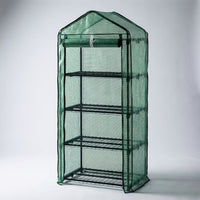 Small Greenhouse for Small Gardens and Tomatoes, Portable Green House with Stainless Steel Frame, Mini Outdoor Greenhouse, Three-Piece Set