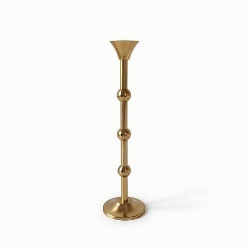 Metal Candle Holder Gold Taper Candle Holder Decor for Dining Table