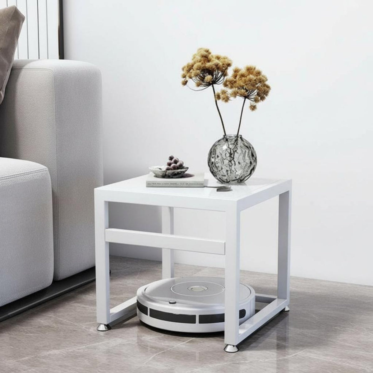 Robot Vacuum Holder Minimalist Design Freestanding Vacuum Stand Floor-Standing
