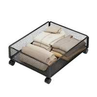 Under-Bed Rolling container With casters Wheeled Storage container Large Capacity for Adults