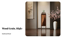 Imperfect aesthetic appeal Design Multi-Tier Asymmetrical Stand New Chinese design Display Shelf Artistic framework Indoor Furnishing Minimalist visual appeal for tea Ceremony aficionados, Apartment Dwellers, Entryway, Living Room, Office, Bedroom