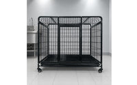 Metal Pet Cage Wheels Wheels Portable Pet Cage Square-Tube Frame