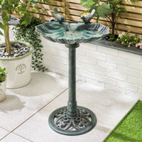 Shell Bird Bath Weather-Resistant Garden Decor Stable Base for Yard