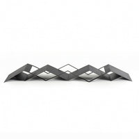 Tray with Diamond Frame Geometric Abstract Tray Low-Profile for Tabletop, Living Room