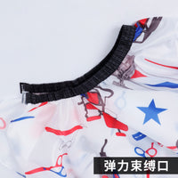 Barber Cape for Adults, Hair Dyeing and Cutting, Non-Stick Hair, Leopard Print