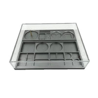 Watch Repair Tool Storage Box, Gray Metal, Non-Disassemblable
