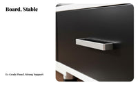 Sturdy Construction Modern TV Console with Storage Spacious Top TV Stand with Storage Adjustable Feet Floor Standing Entertainment Center for Apartment Dwellers, Homeowners, Families, Bedroom