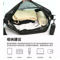 多功能便携式足球网布球包户外篮球训练装备轻便斜跨学生单肩球包