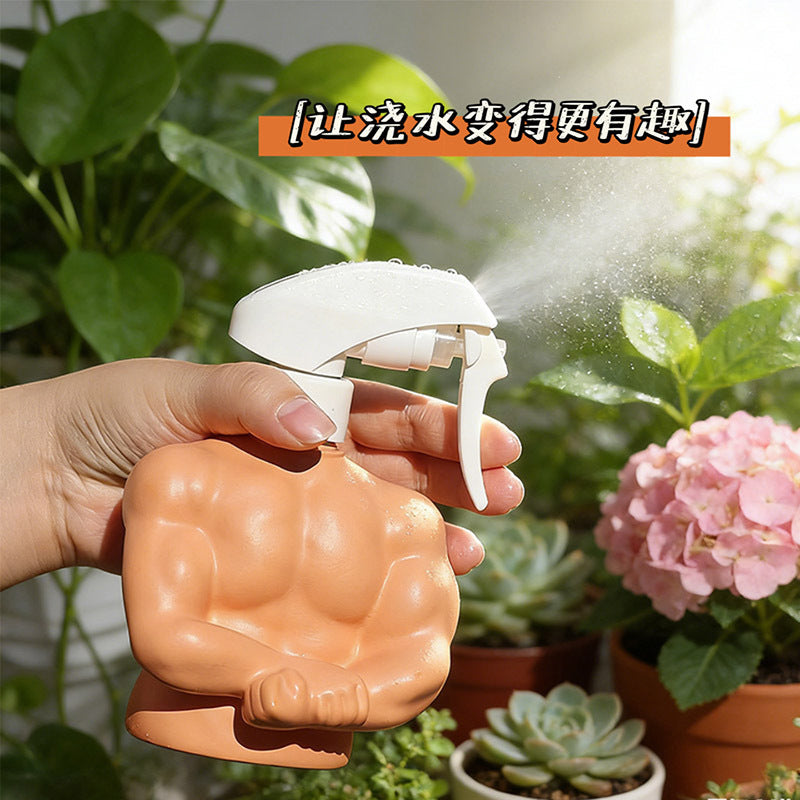 Muscle Man Watering Can Spray Bottle for Plants