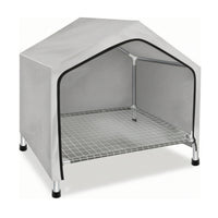 Dog Bed with Canopy Cooling Elevated Pet Bed Removable for Patio, Camping