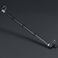 Telescopic Car Clothes Hanger Rod Perforated Car Clothes Hanger Bar Hooked Ends Telescopic Garment Rack