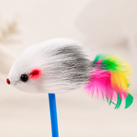 Interactive Cat Toys, 2 Pieces of Smart Polymer Birds with Weighted Base, for Kittens and Adult Cats