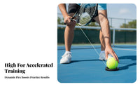High Elasticity Tennis Ball with String Long-Lasting Rebound Tennis Ball Anti-Slip Base for Beginners, Adults, Outdoor, Backyard, Driveway