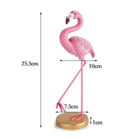 Resin Flamingo Decor Nordic Design Flamingo Figurine Long-Lasting