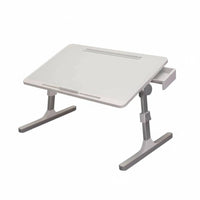 Adjustable Folding Laptop Table Non-Slip Legs Foldable Laptop Table beverage holder Holder