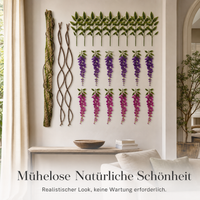 Artificial Bark and Greenery Pipe Decor for Indoor Drainage and Heating Pipes