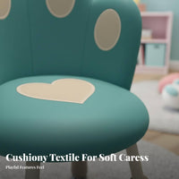 Armless Rolling Chair Minimalist and fashion Household Seating Easy to Clean for Women