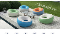 Pursuefree Inflatable Sofa for Outdoor Camping and Indoor Use, Foldable, Portable, Single Seater
