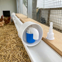 Livestock Waterer Trough Valve, Automatic Fill Inlet Controller, 3/4 Inch Hose Connection, Poultry Farm Water Valve