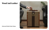 Suitcase End Table Multi-Purpose Decorative Storage Table distinctive Aesthetic