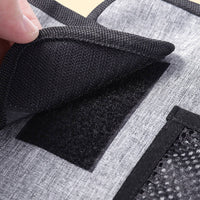 Rolling Support Storage Bag Zipper Closure Rolling Support Hanging Organizer Multiple Pockets Mobility Aid Accessory for Seniors, Home Care