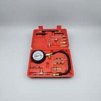 Portable Fuel Pressure Tester Gauge Kit Accurate Fuel Fuel System Pressure Tester Gauge Kit Long-Lasting Tool Heavy Duty for Garage