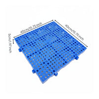 Ventilated Pallet Board Wear Resistant Storage Deck Anti-Slip Heavy Duty Grid Mat for Basement