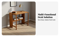 Foldable Computer Desk Portable Small Folding Desk Installationcomplimentary for Bedroom