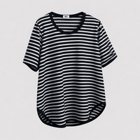 Shirt for Plus Size Women with Short Sleeve and Round Neck Design, Comfortable T-Shirt for Casual Wear
