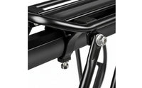 Aluminum Alloy Cycle Rear Rack High Strength Rear Rack with Side Hoops Heavy Duty Bike Luggage Carrier Lightweight for Cyclists, Commuters, Touring, Commuting, Mountain Biking